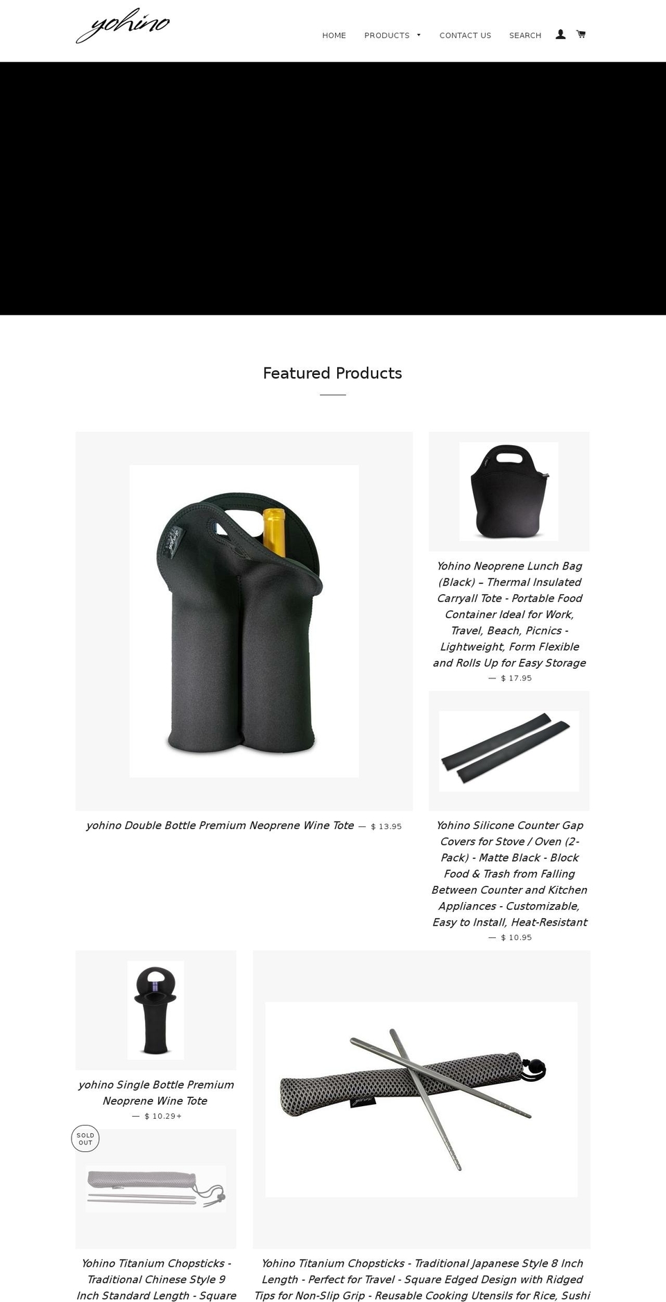 yohino.com shopify website screenshot