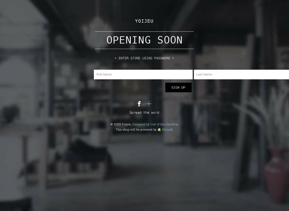 yoijeu.com shopify website screenshot