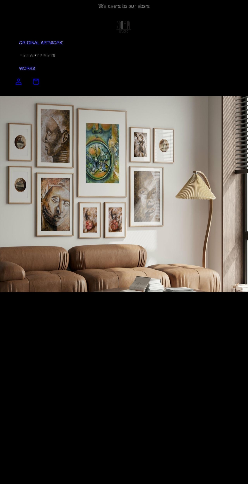 yokastudio.com shopify website screenshot