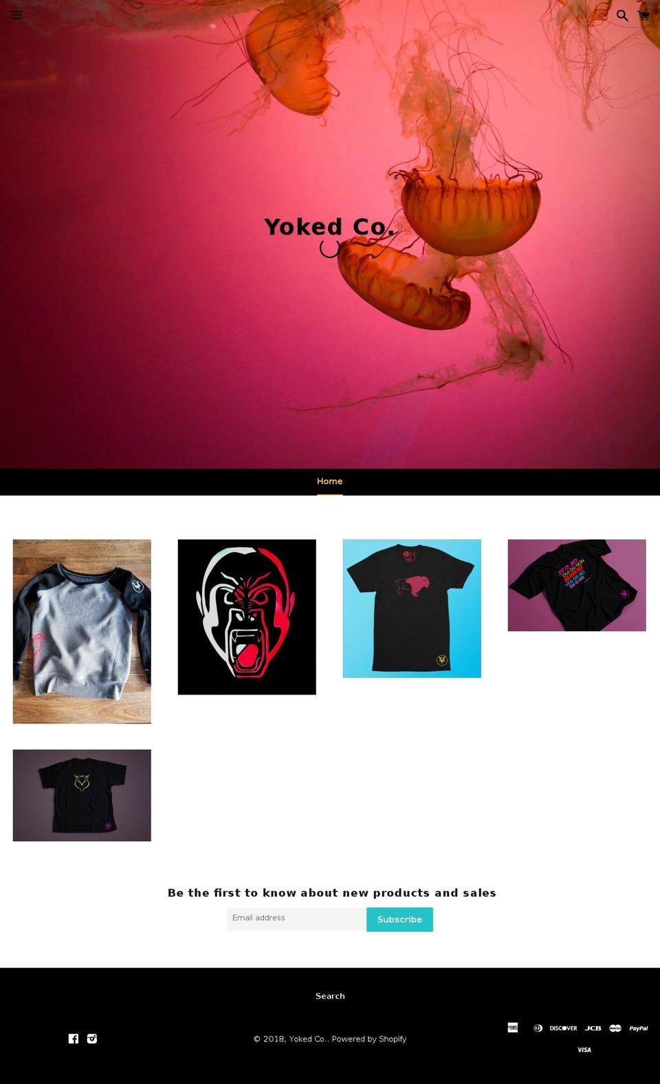 yokedco.com shopify website screenshot