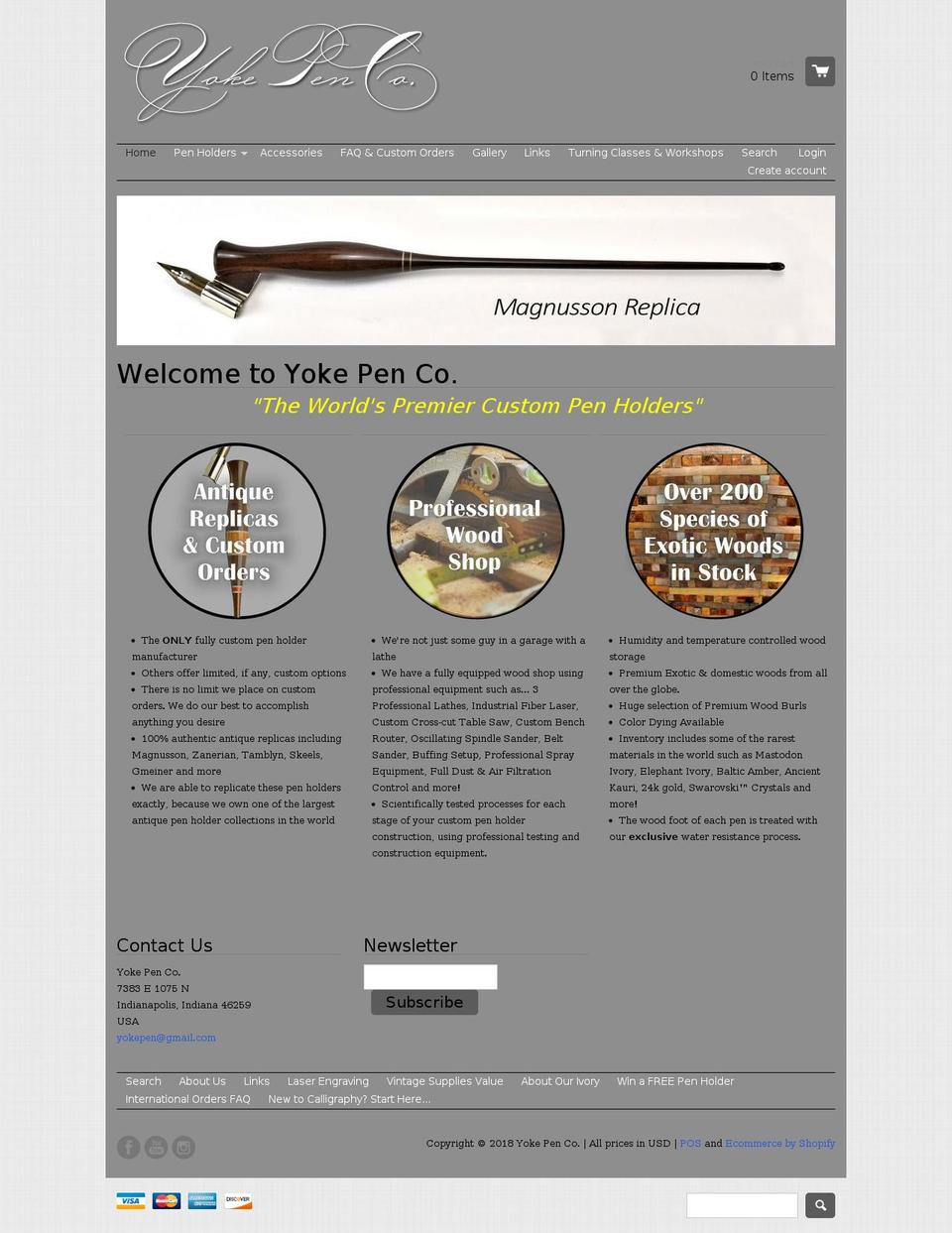 yokepenco.com — Shopify storefront screenshot