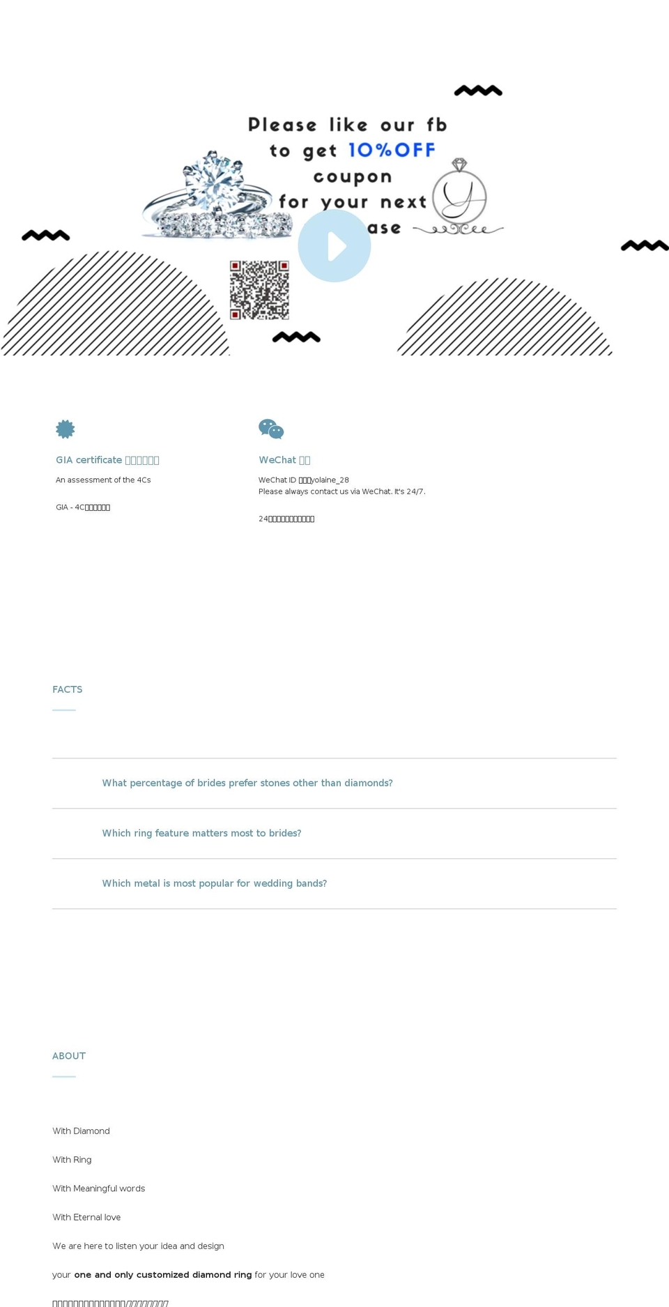 yolainediamond.com — Shopify storefront screenshot