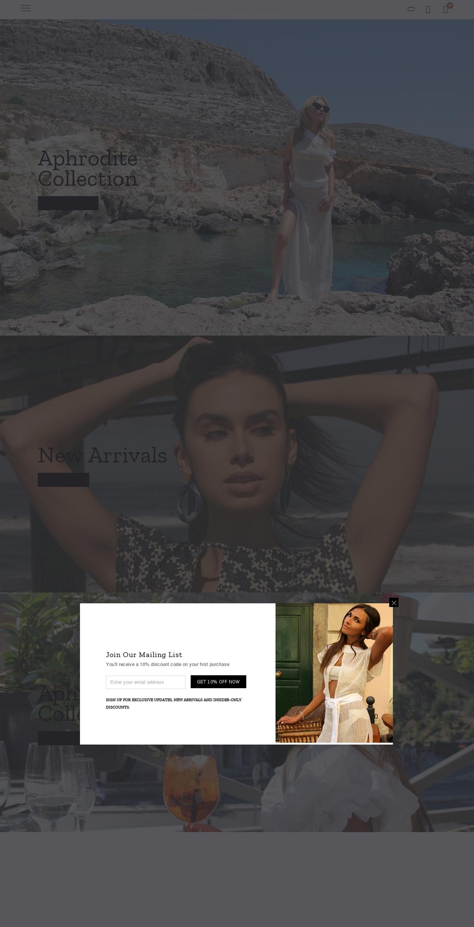 yolandegabriel.com shopify website screenshot