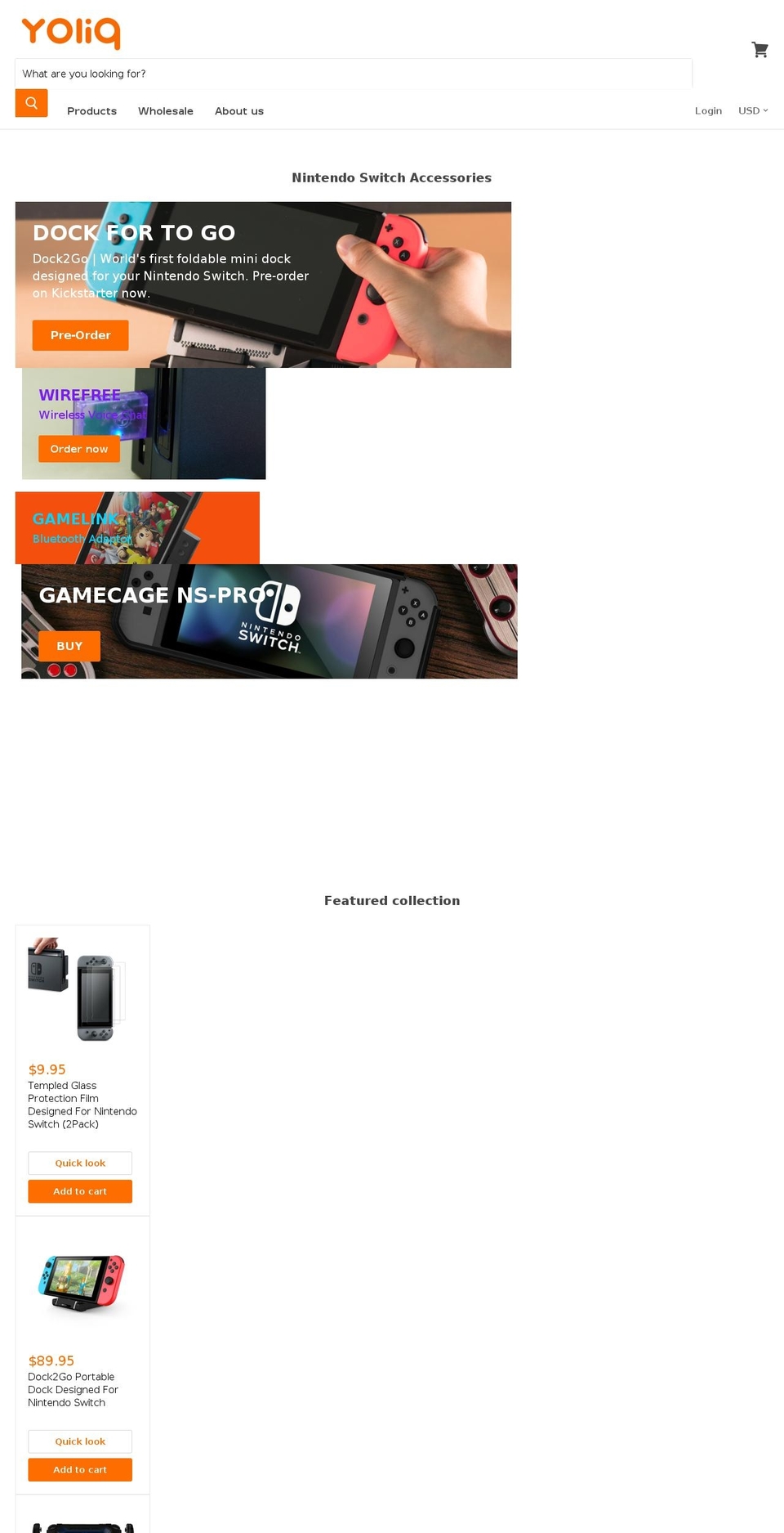 yoliq.com — Shopify storefront screenshot