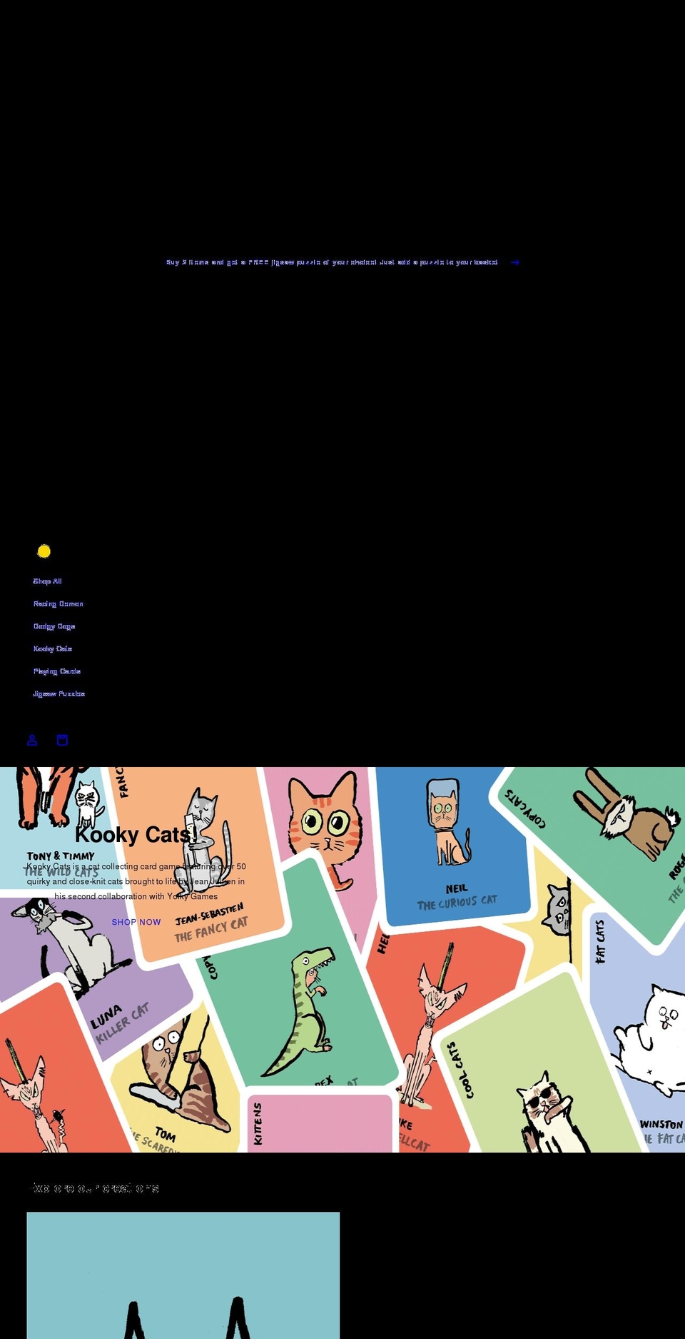 yolkygames.com shopify website screenshot