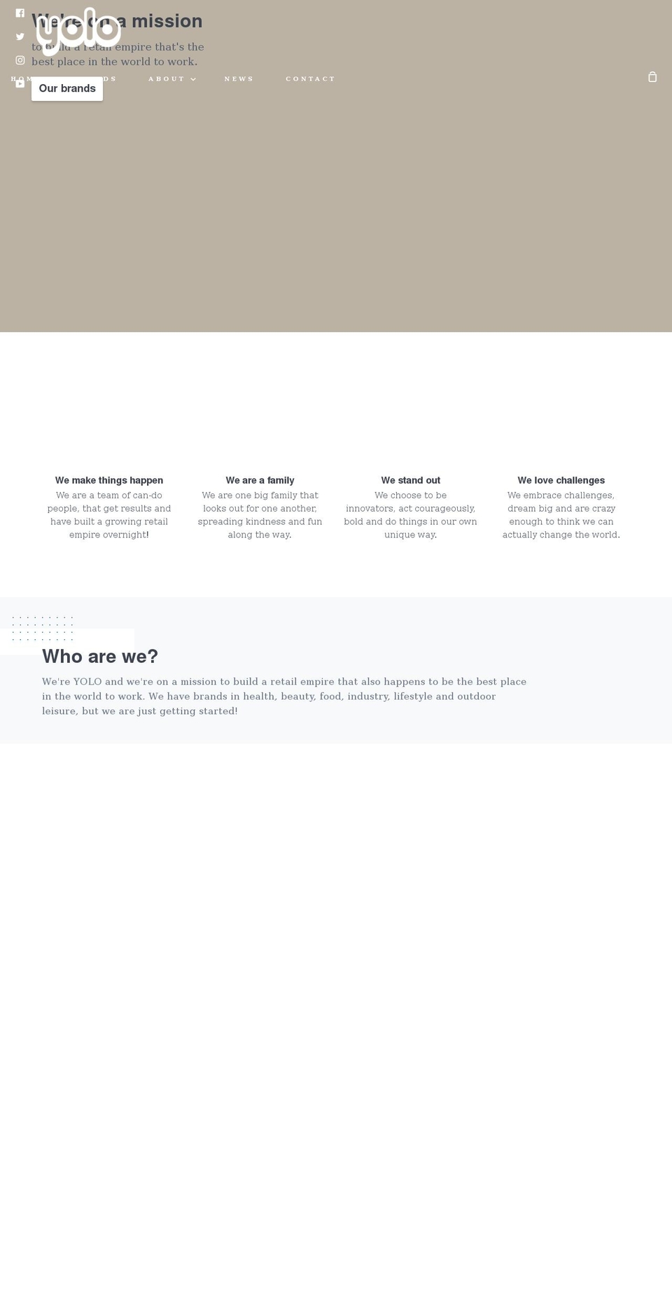 yolo-inc.co.uk shopify website screenshot