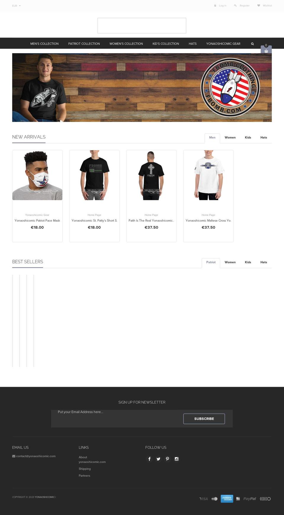 yonaoshicomic.com shopify website screenshot