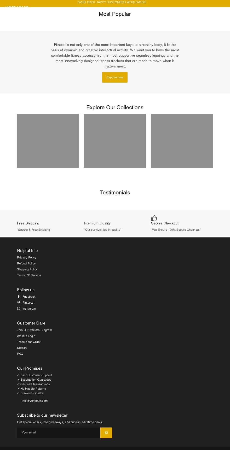 yonyoun.com shopify website screenshot