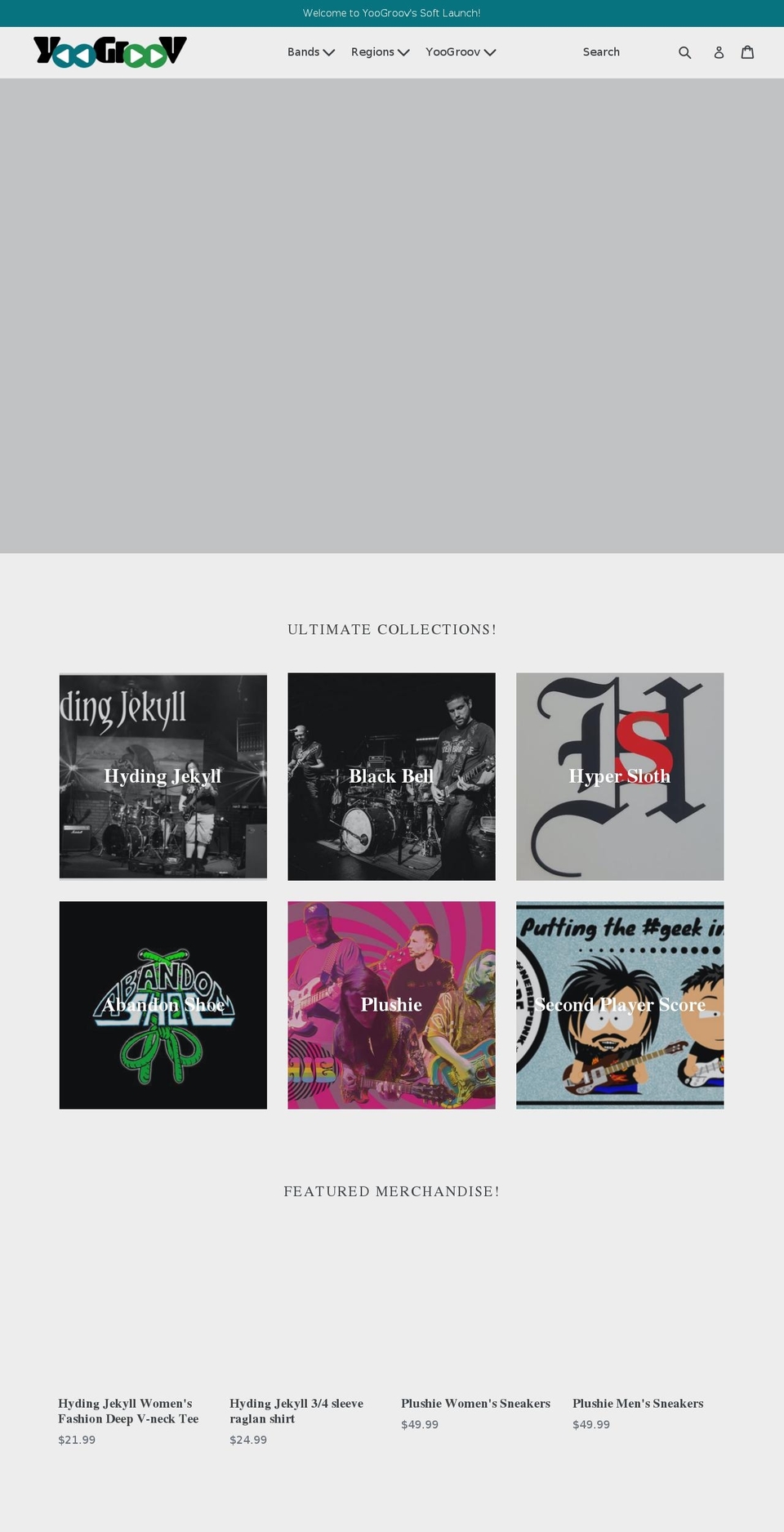 yoogroov.com — Shopify storefront screenshot