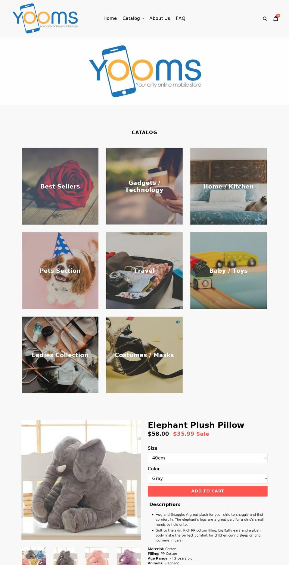 yoomstore.com — Shopify storefront screenshot