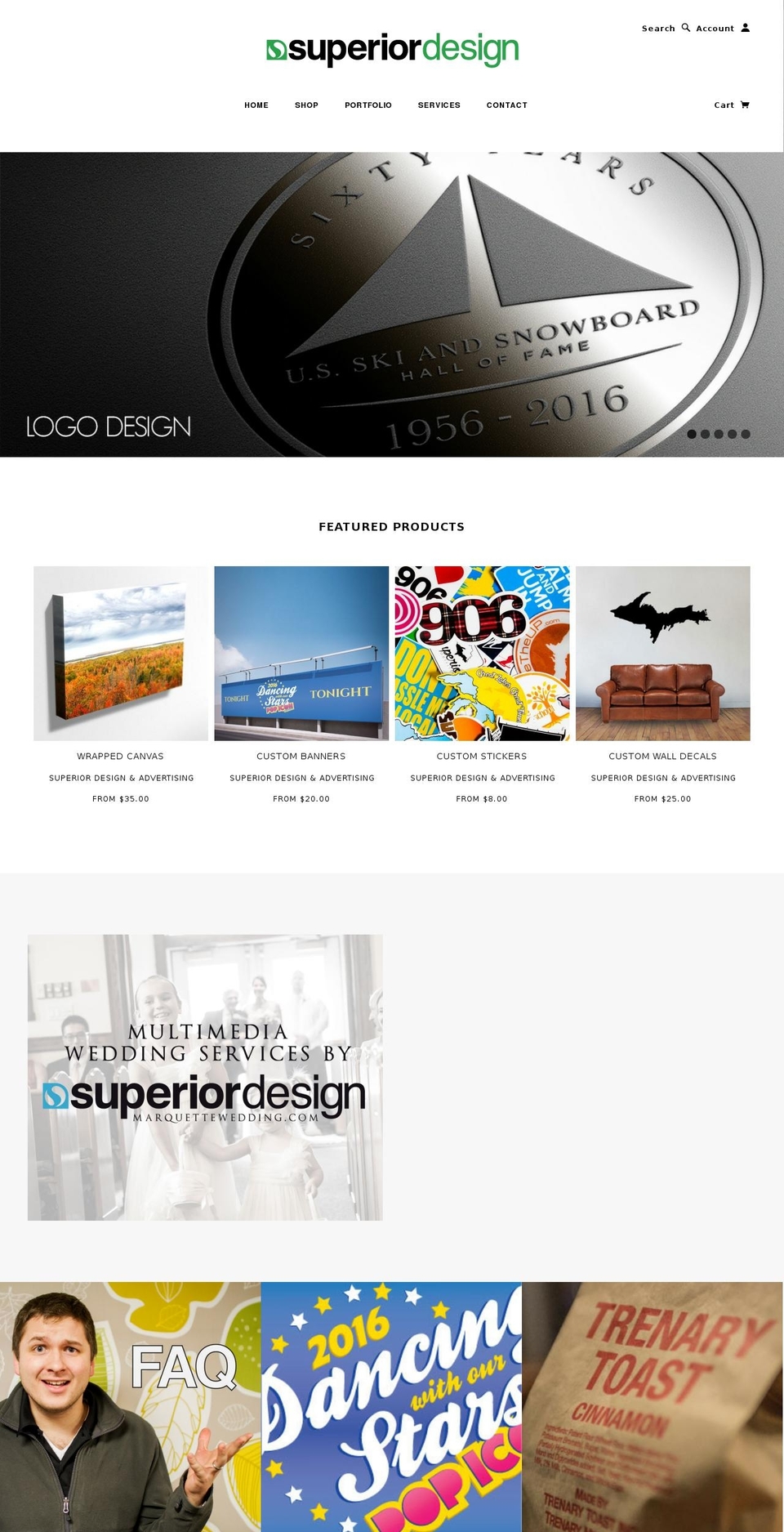 yooperstickers.com shopify website screenshot