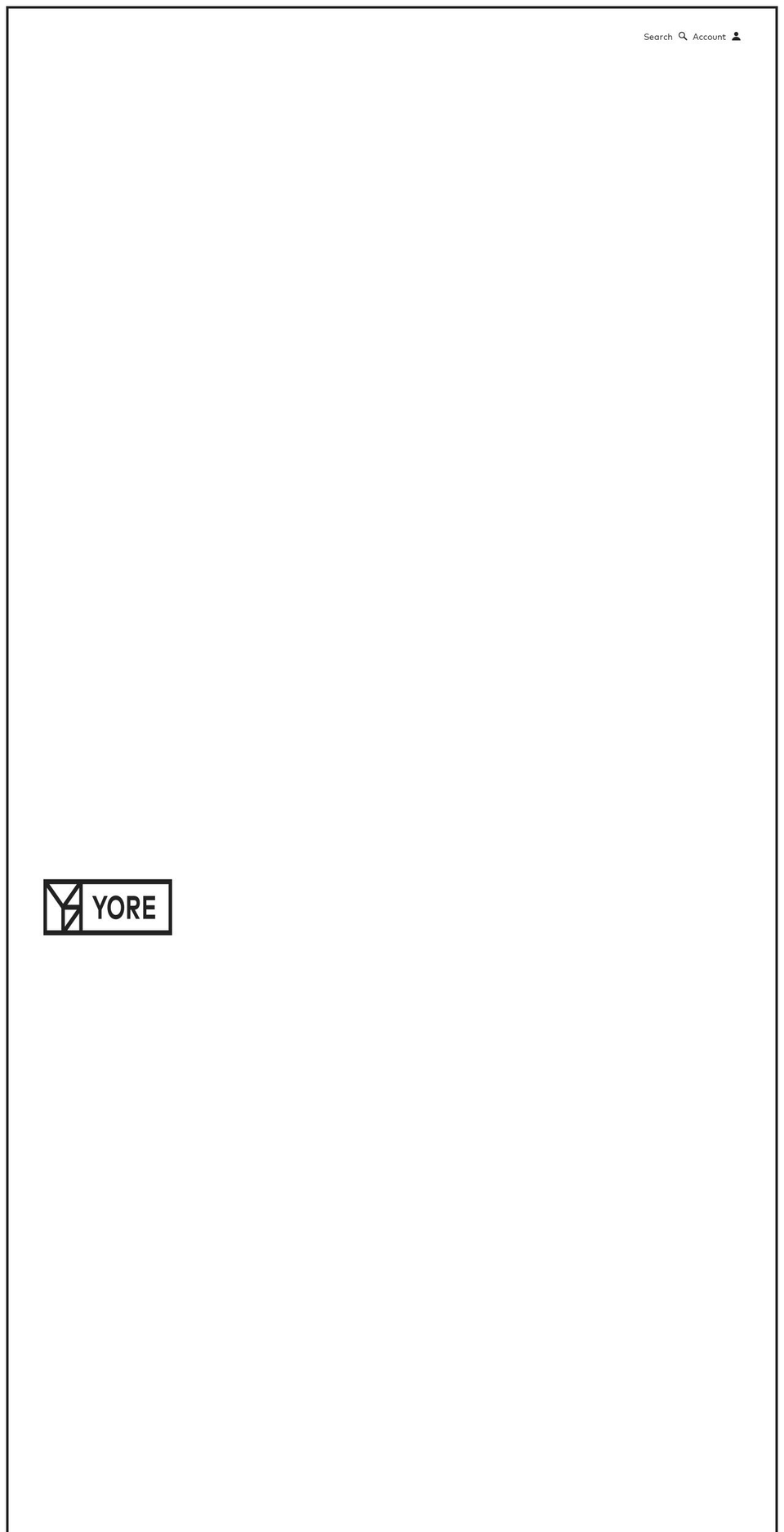 yore-online.com shopify website screenshot