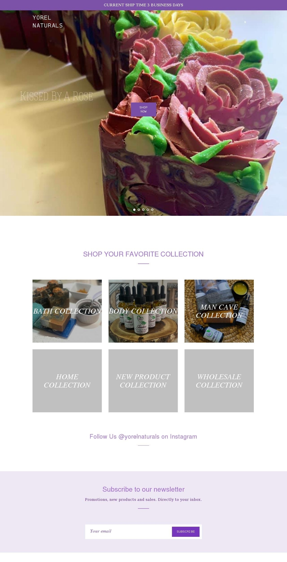 yorelnaturals.com shopify website screenshot