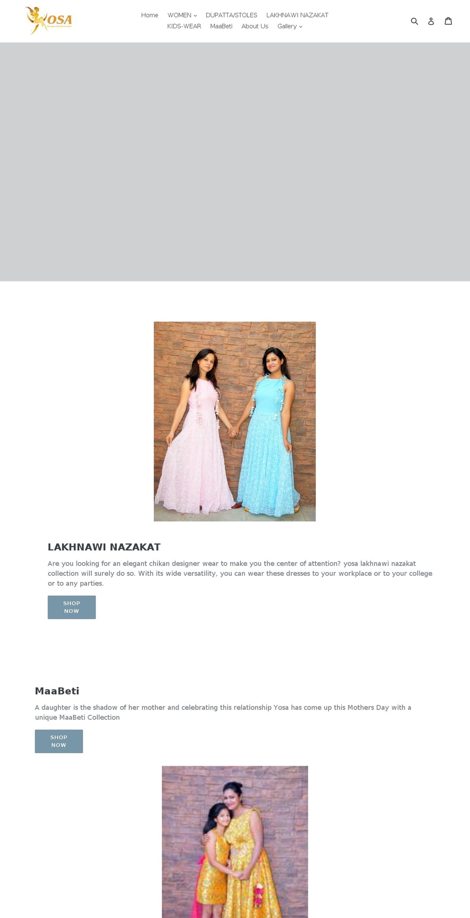 yosainstyle.com — Shopify storefront screenshot