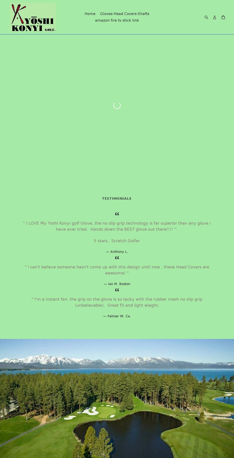 yoshikonyi.com — Shopify storefront screenshot