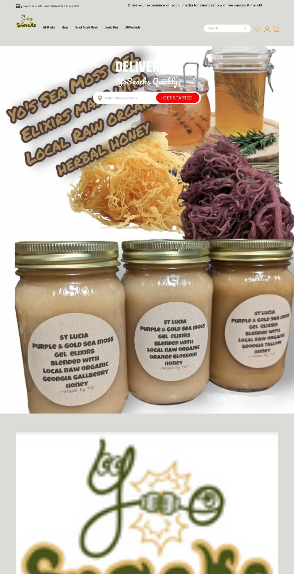 yosnacksatl.com shopify website screenshot