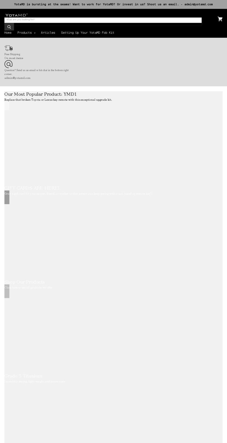 yotamd.com shopify website screenshot