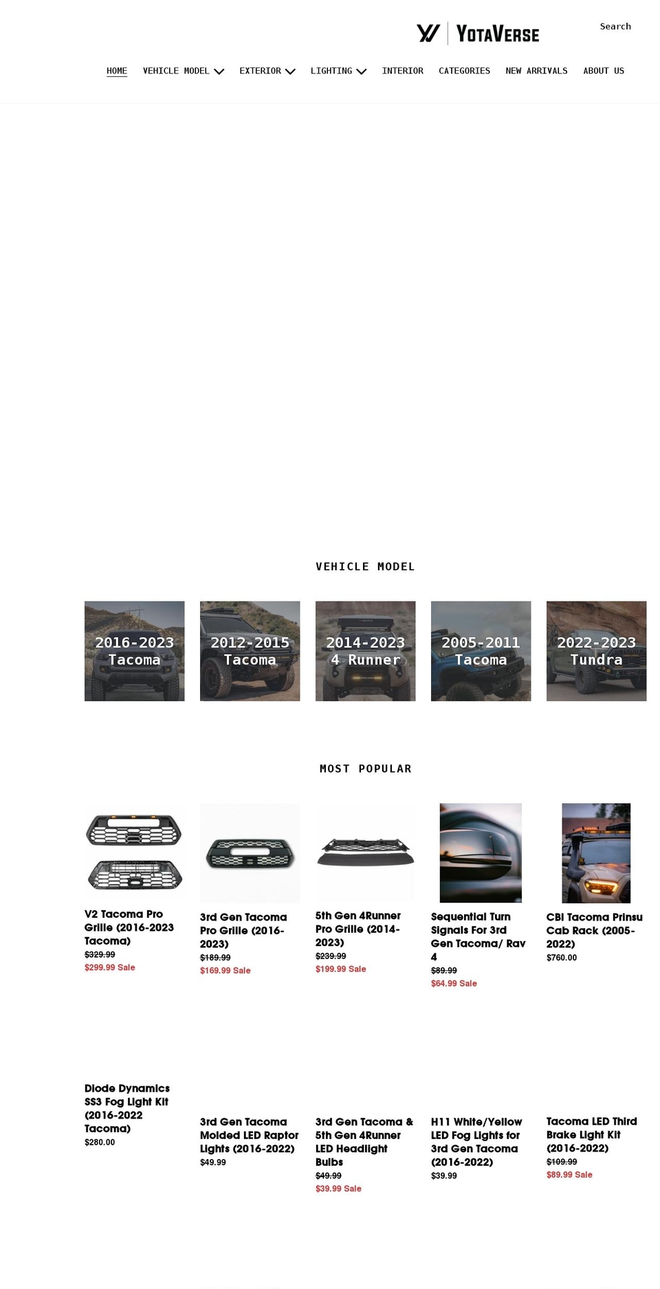 yotaverse.com shopify website screenshot