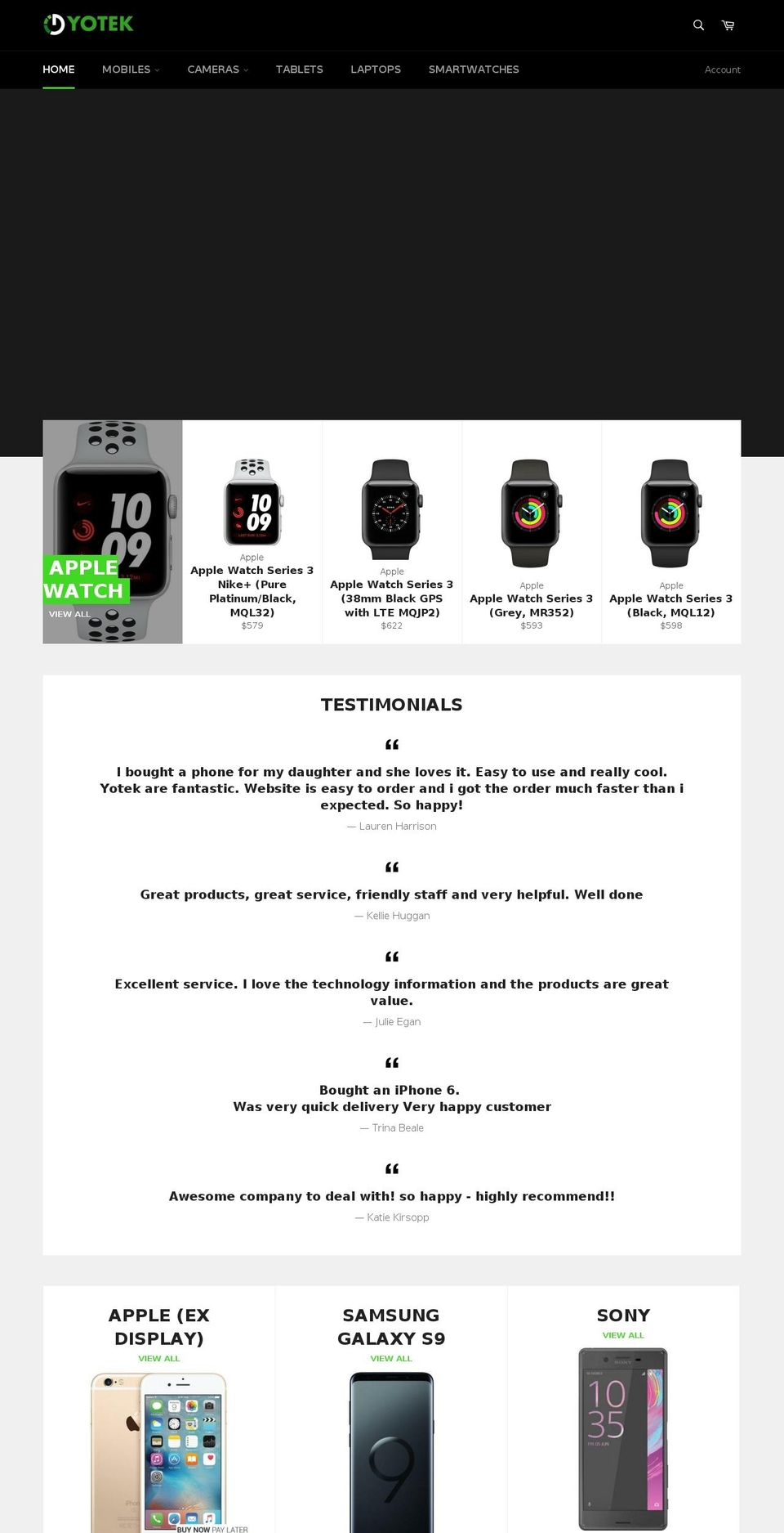 yotek-accessories Shopify theme site example yotekaccessories.com.au
