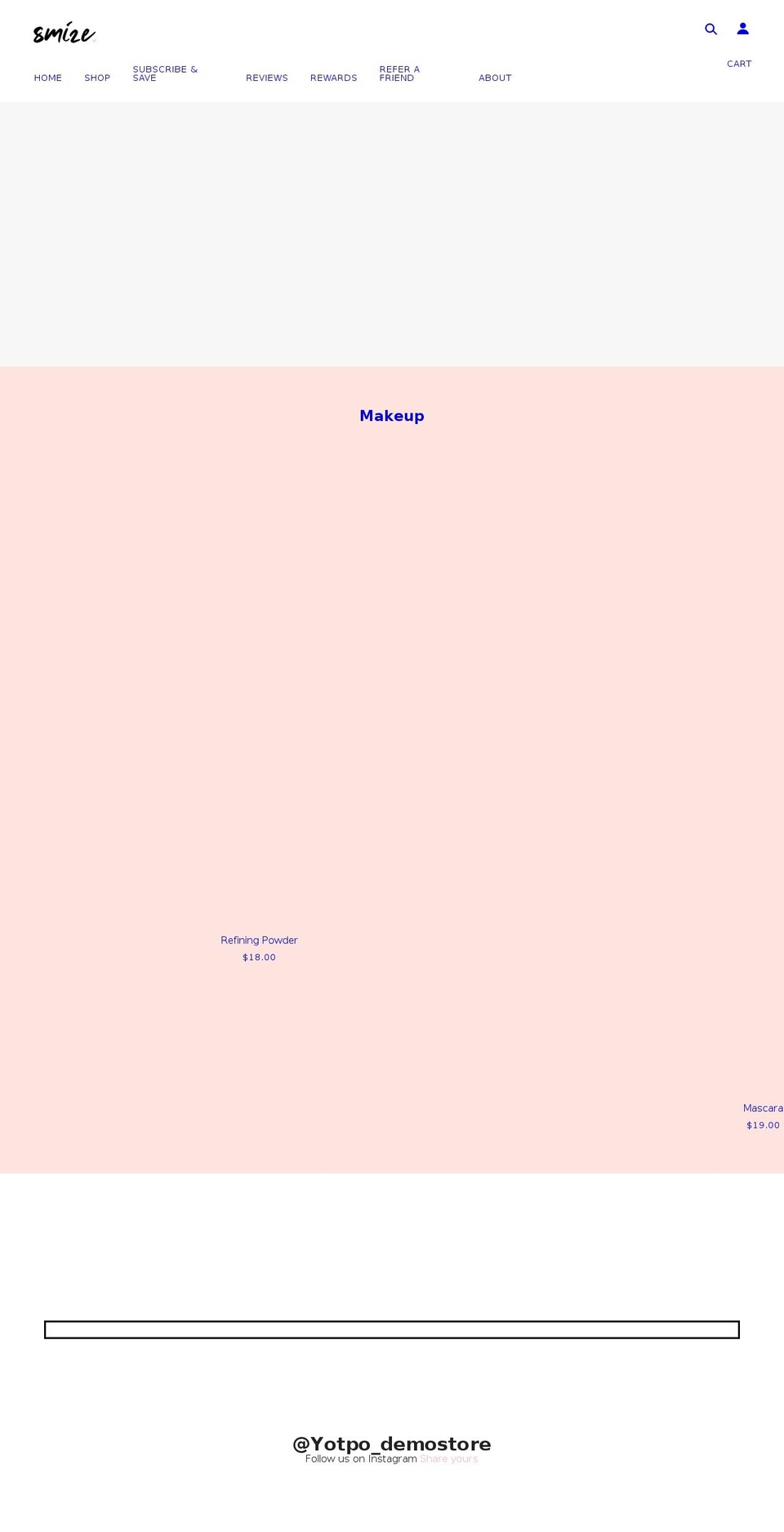 yotpodemostore.myshopify.com shopify website screenshot