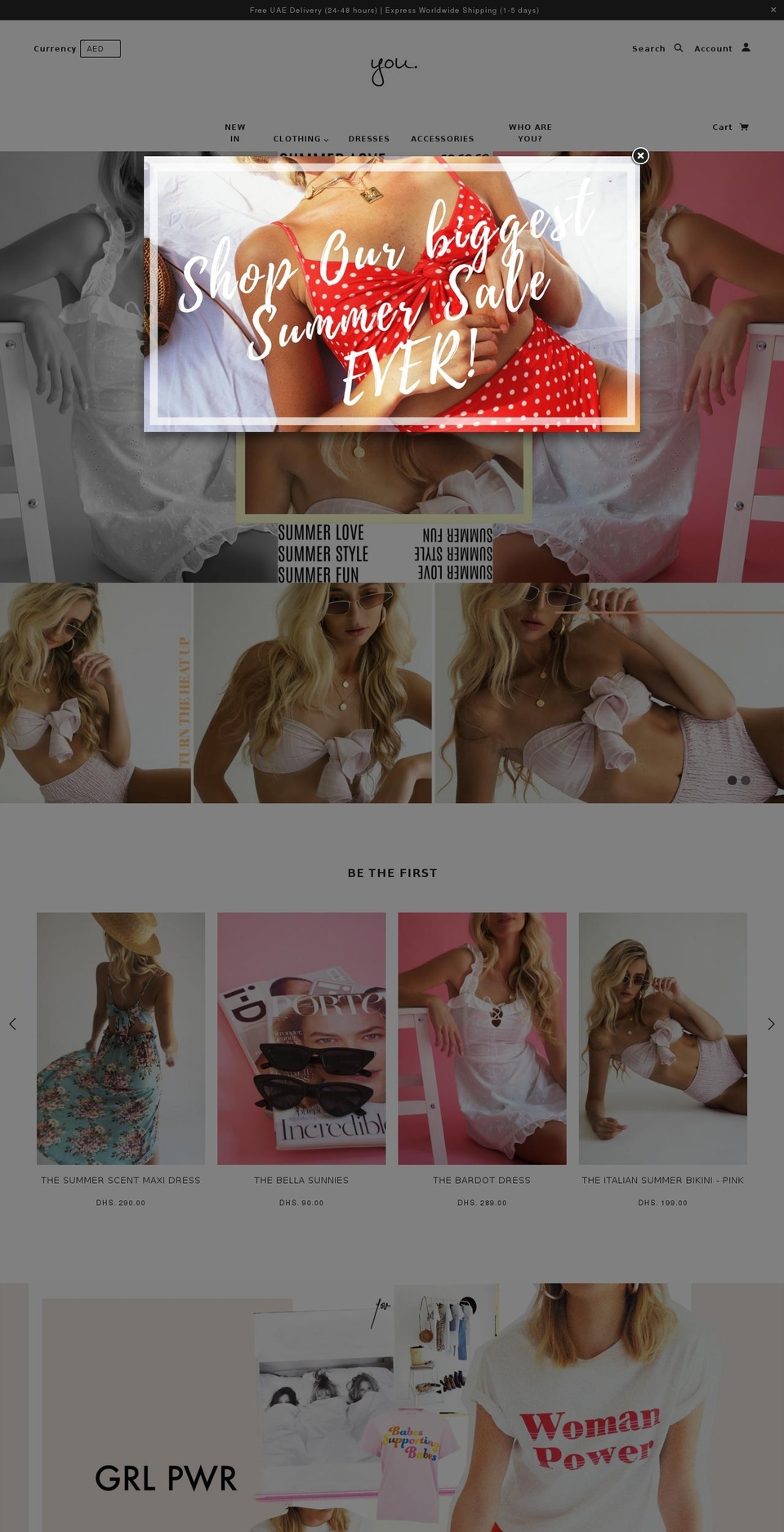 you-boutique.com shopify website screenshot