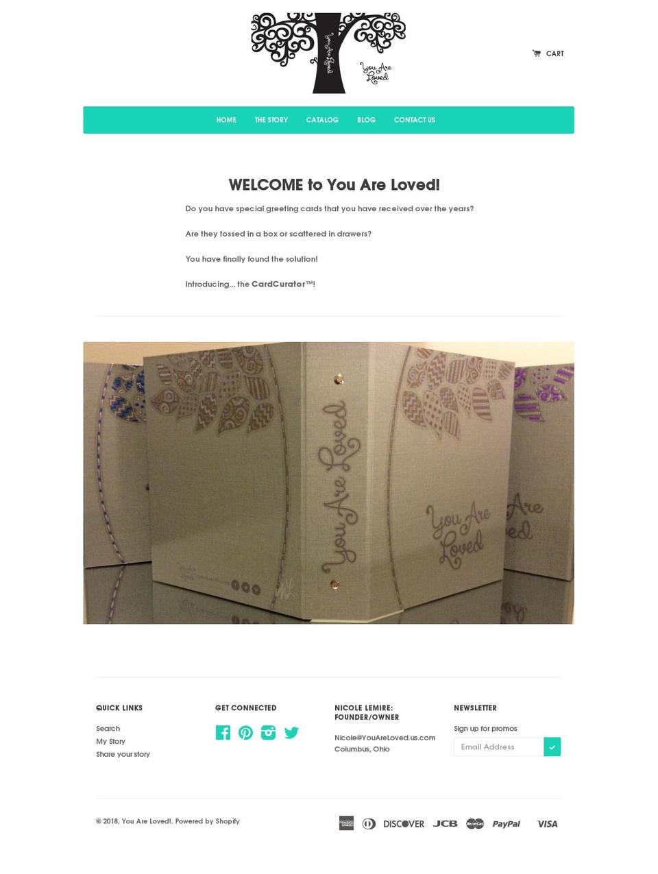youareloved.us.com — Shopify storefront screenshot