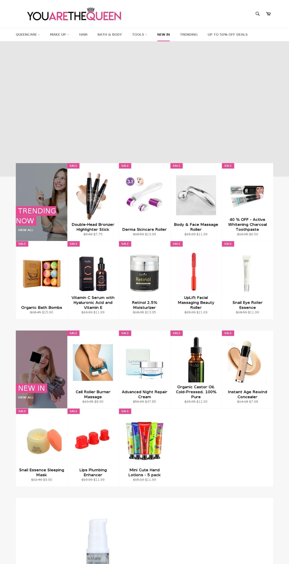 youarethequeen.com shopify website screenshot