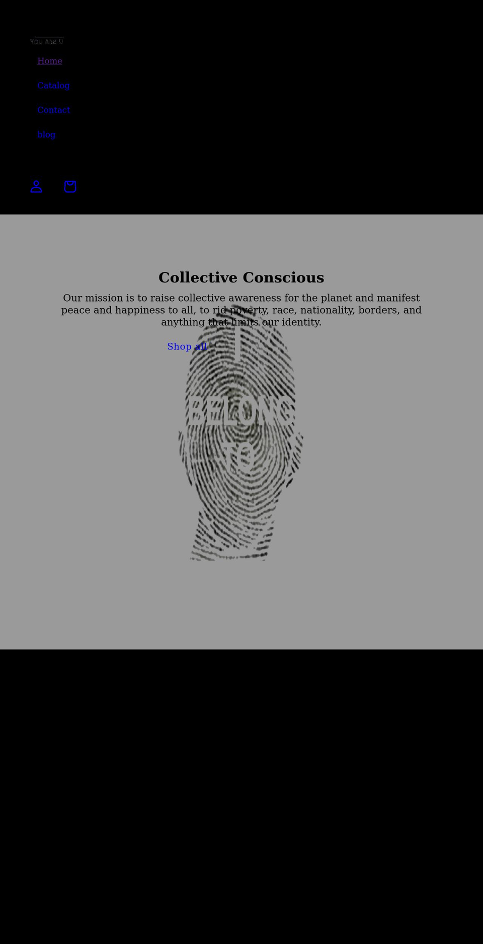 youareu.com shopify website screenshot
