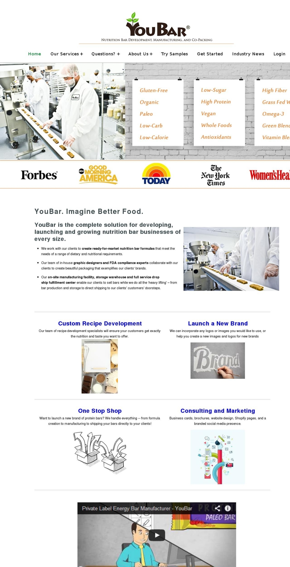 Motion Shopify theme site example youbarmanufacturing.com