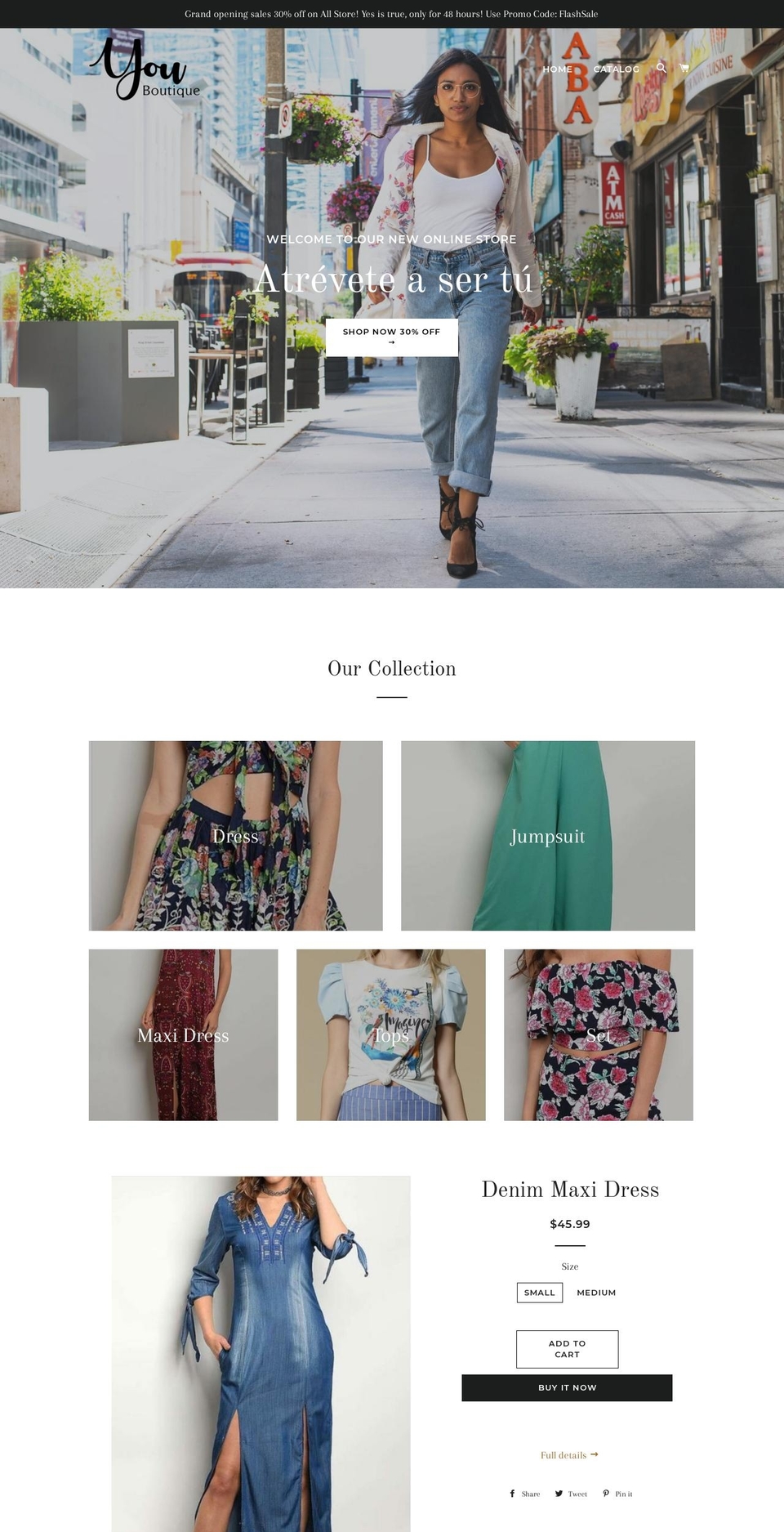 youboutiquepr.com shopify website screenshot