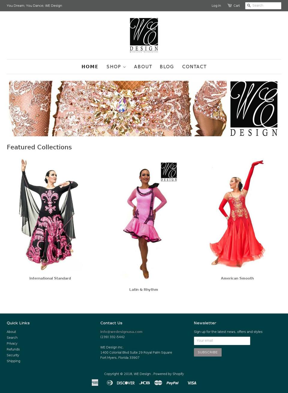 youdancewedesign.com — Shopify storefront screenshot