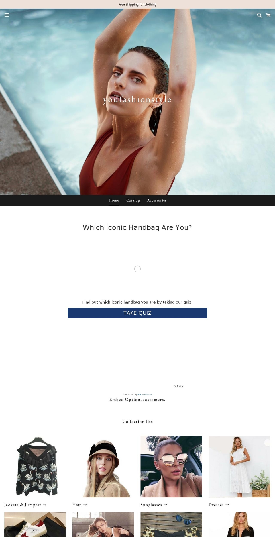 youfashionstyle.com — Shopify storefront screenshot