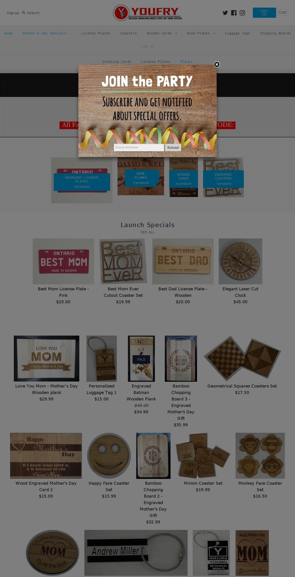 youfry.com — Shopify storefront screenshot