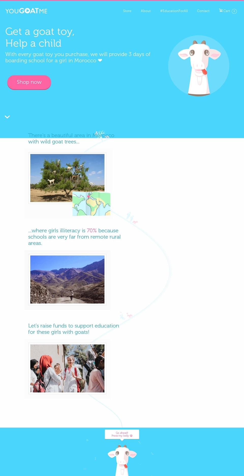 yougoatme-theme Shopify theme site example yougoatme.com
