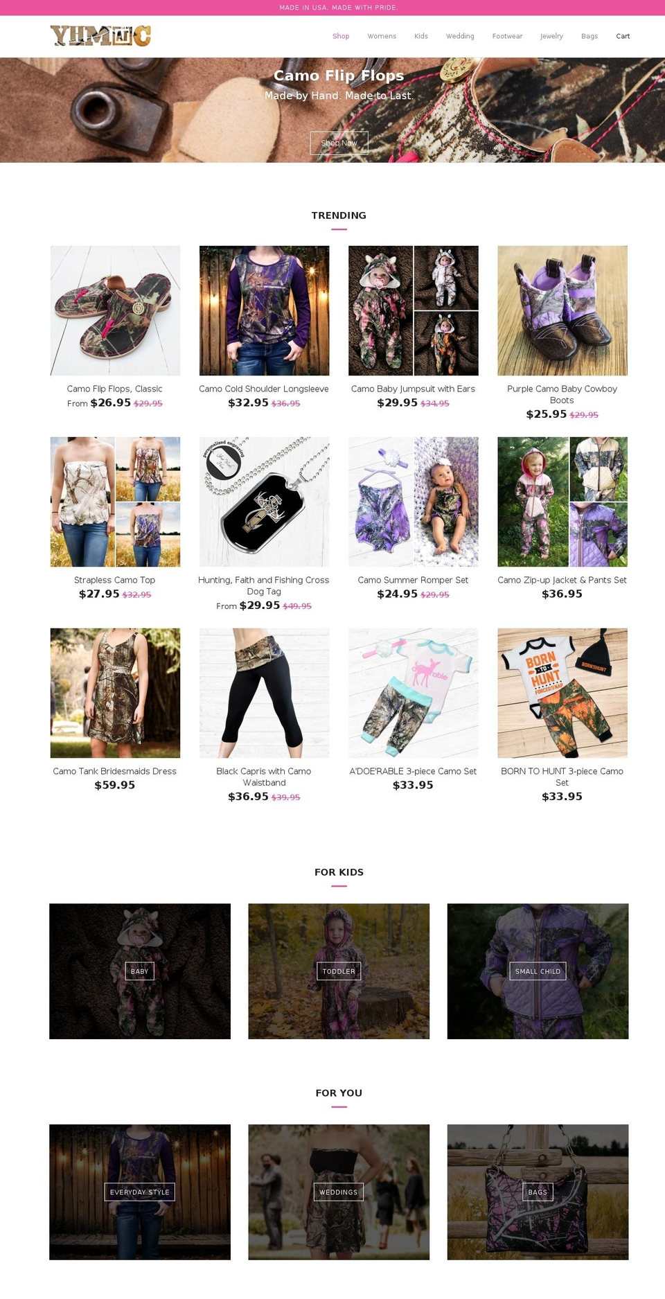 youhadmeatcamo.com shopify website screenshot