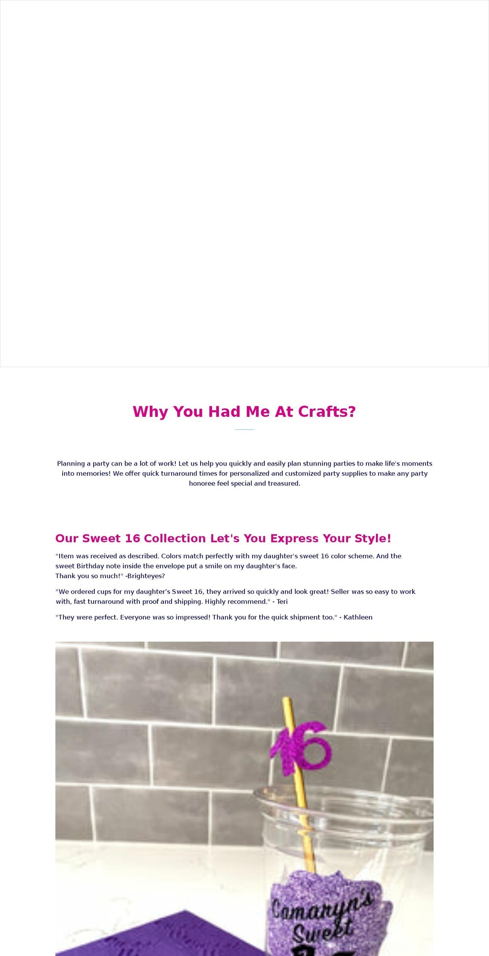 youhadmeatcrafts.com shopify website screenshot