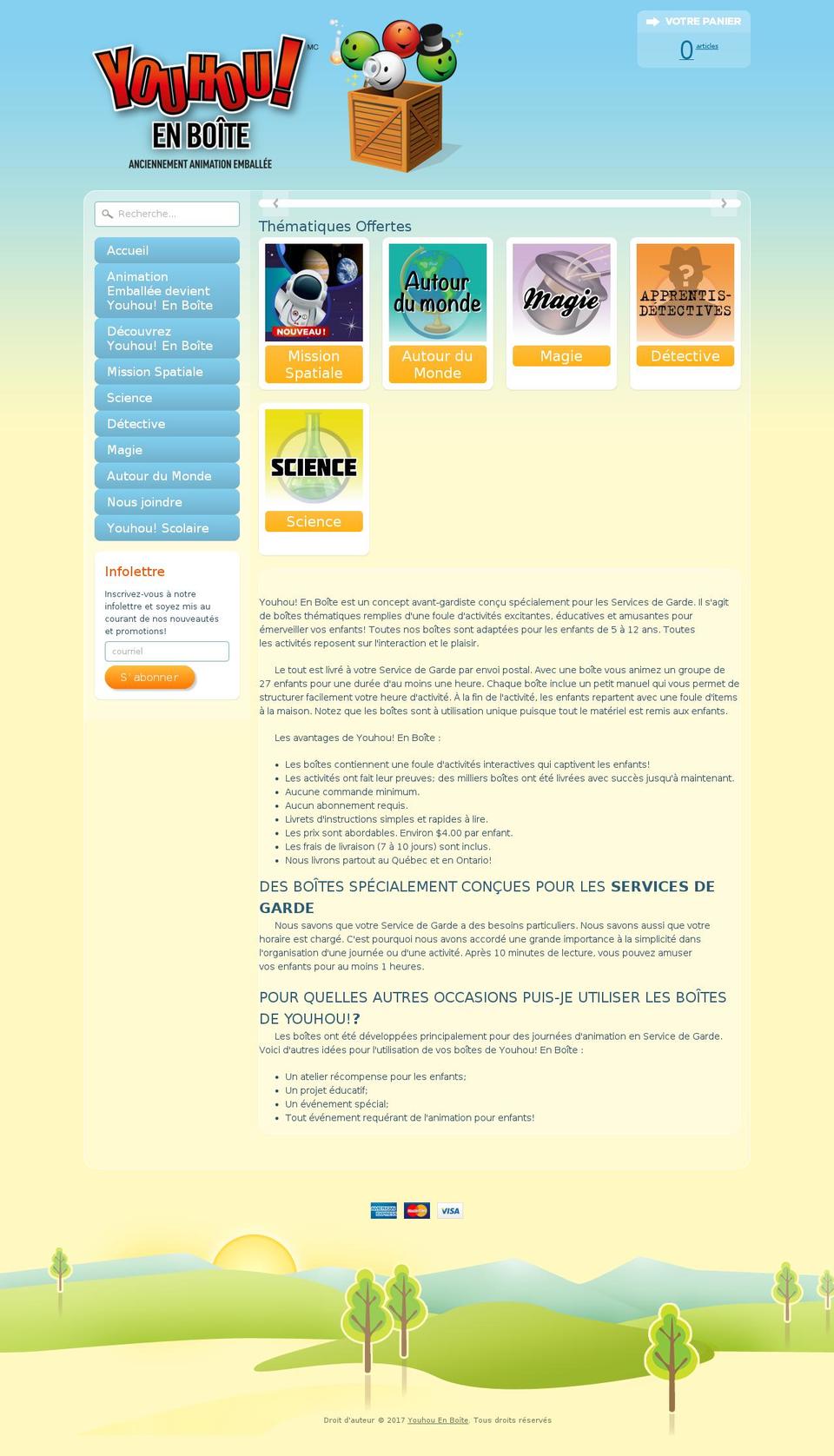 youhouenboite.com shopify website screenshot