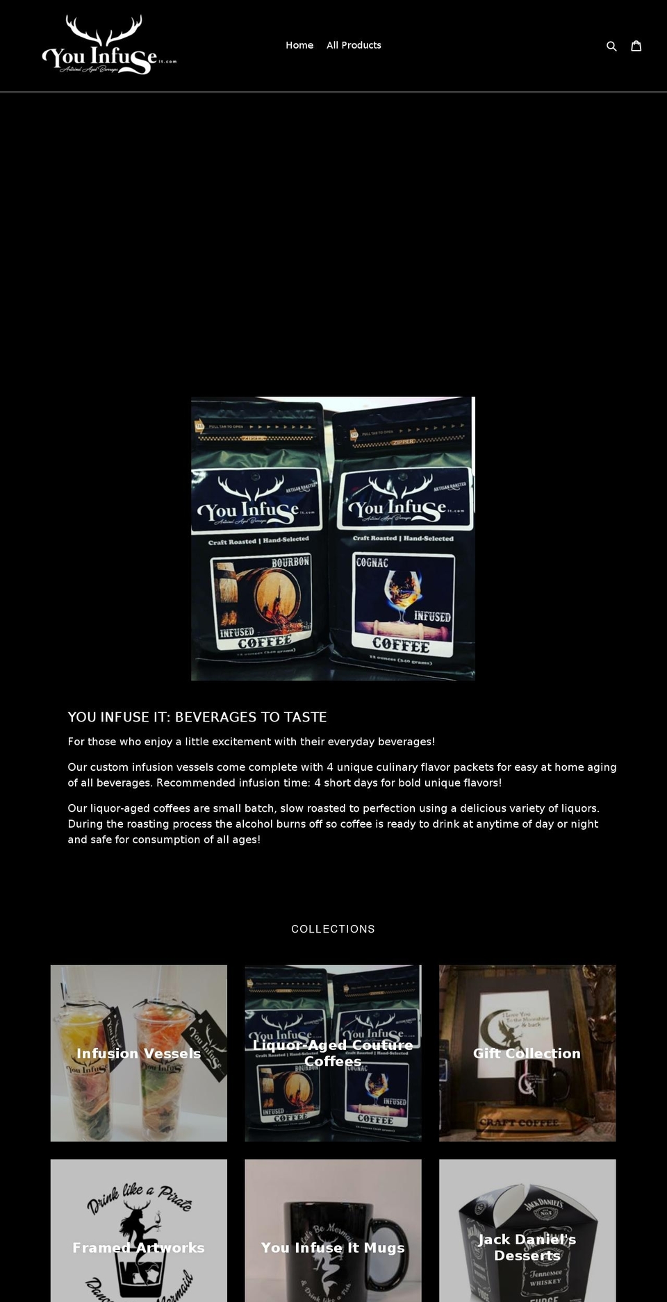 youinfuseit.com — Shopify storefront screenshot