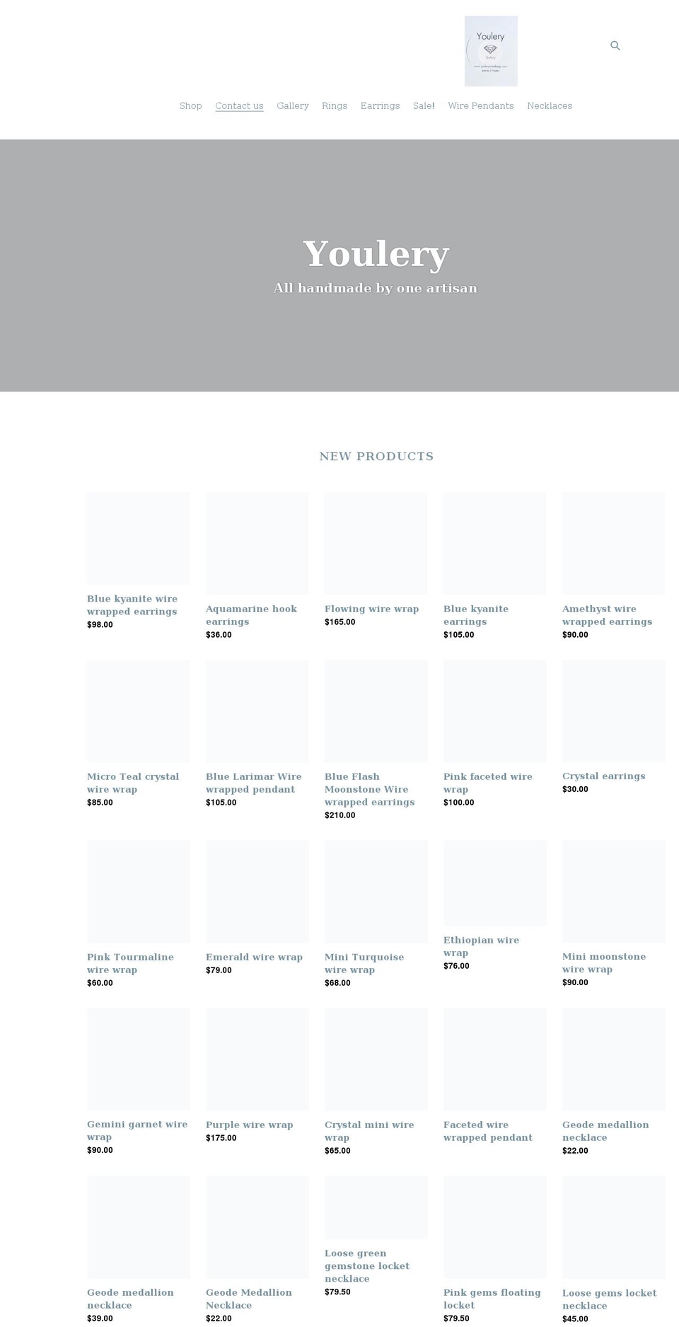 youlerywiredesign.com shopify website screenshot