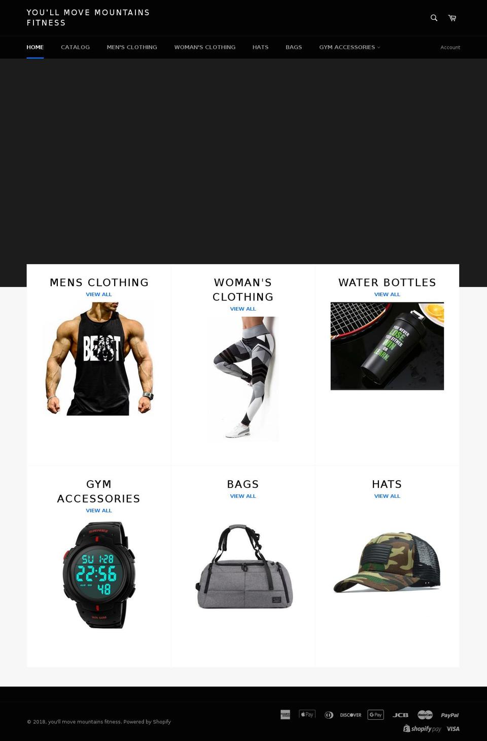 youllmovemountains.com — Shopify storefront screenshot
