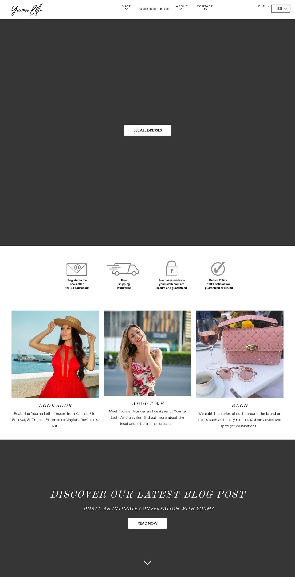 youmaleth.com — Shopify storefront screenshot