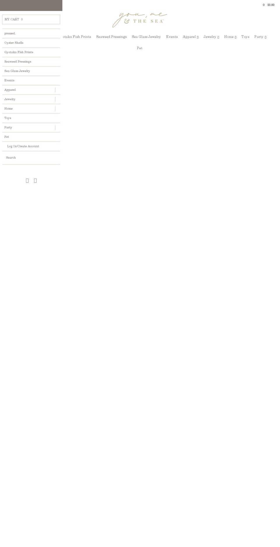 youmeandtheseact.com shopify website screenshot