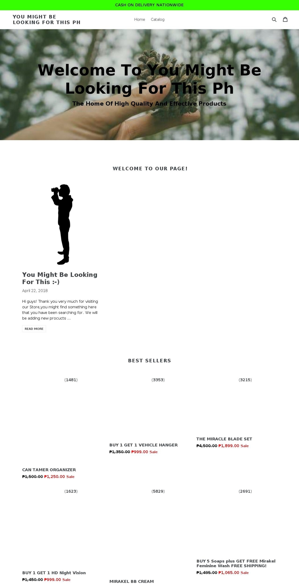 youmightbelookingforthis.com — Shopify storefront screenshot