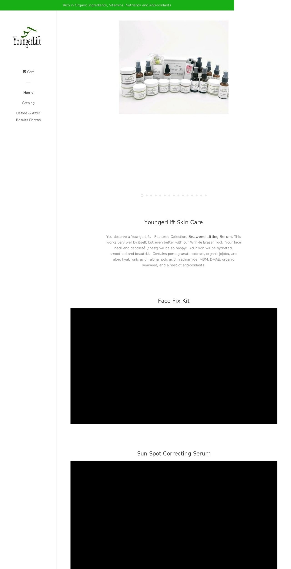 youngerlift.com — Shopify storefront screenshot