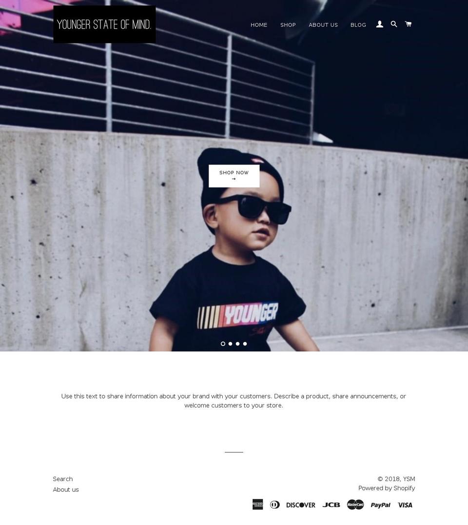 youngerstateofmind.com shopify website screenshot