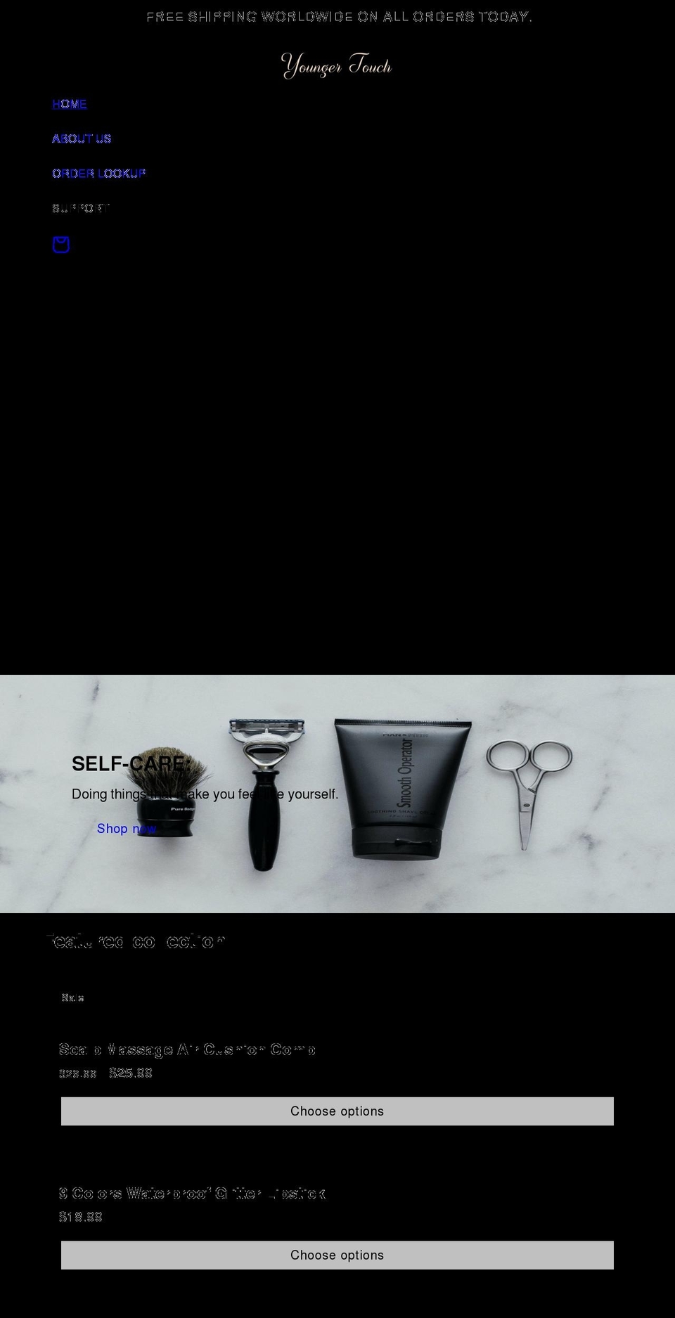 youngertouch.com shopify website screenshot