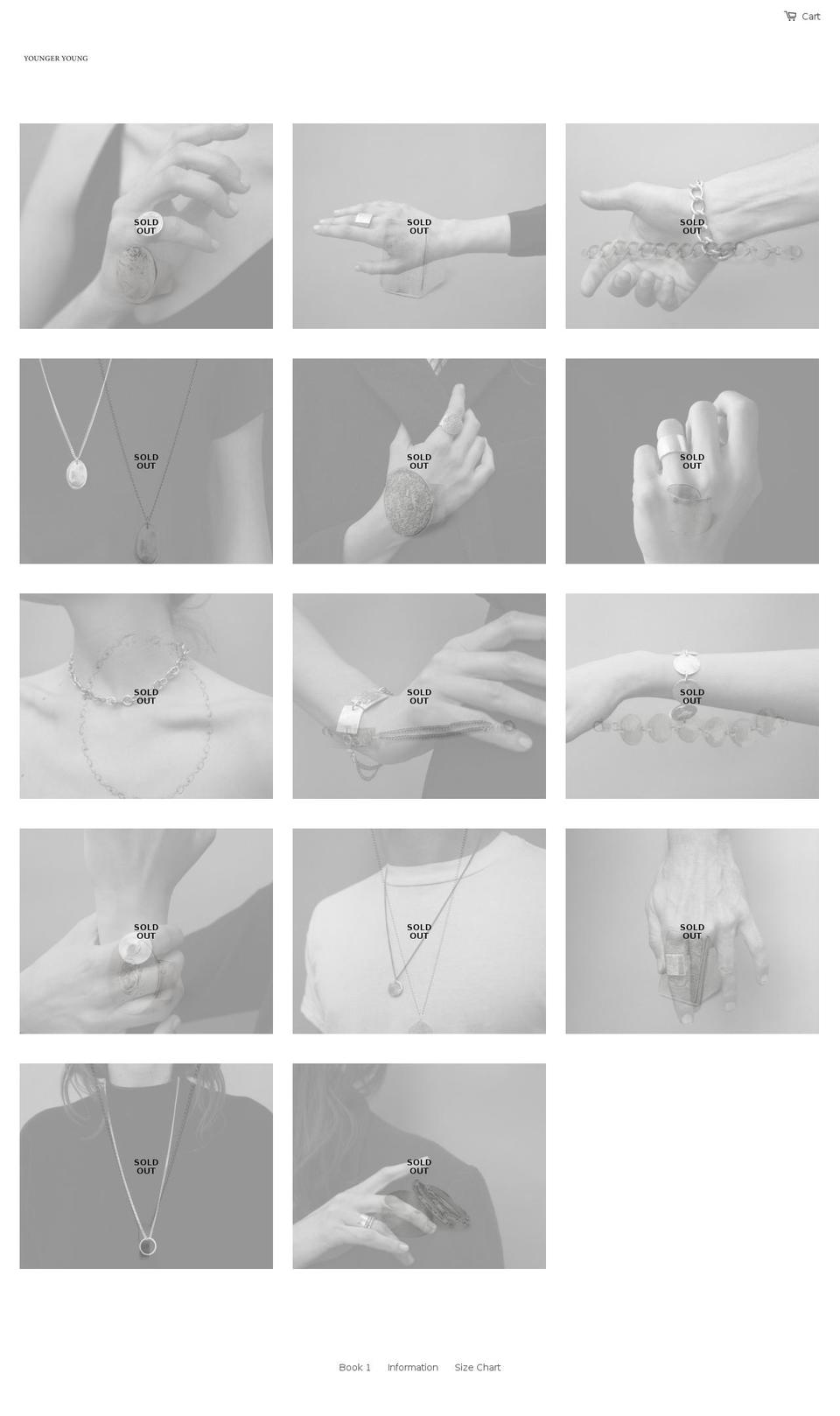 youngeryoung.com shopify website screenshot