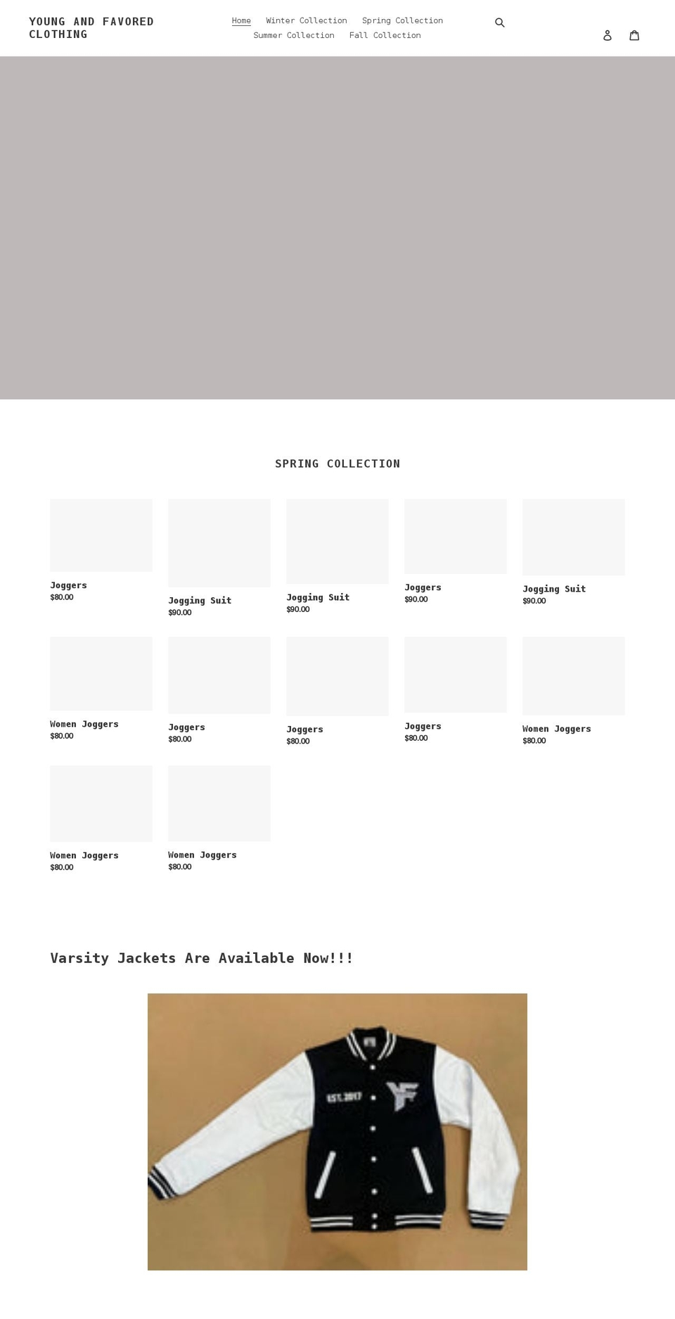 youngforeverest17.com shopify website screenshot