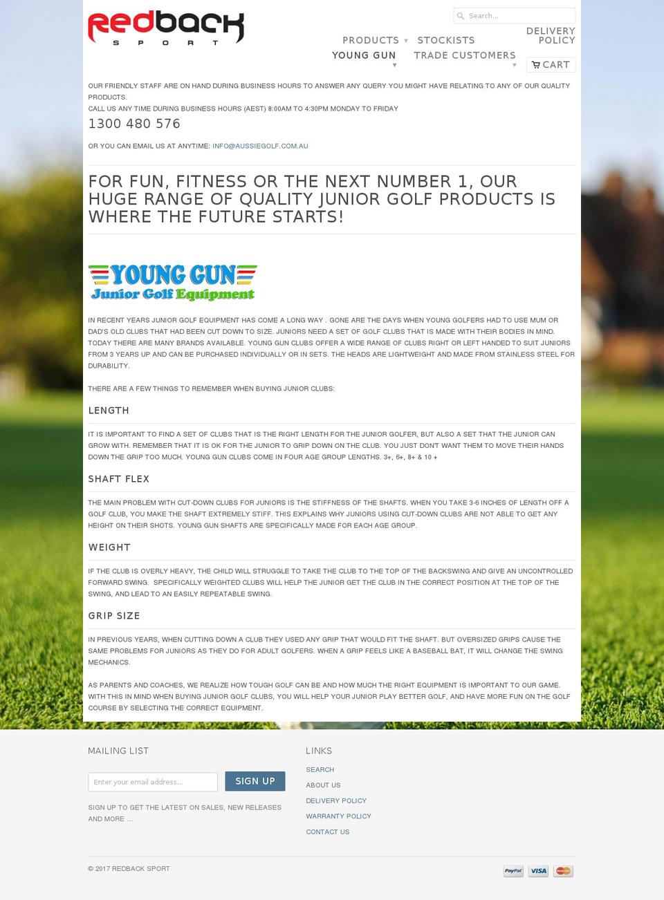 younggun.com.au shopify website screenshot