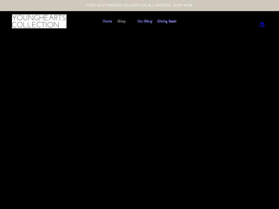youngheartscollection.com shopify website screenshot